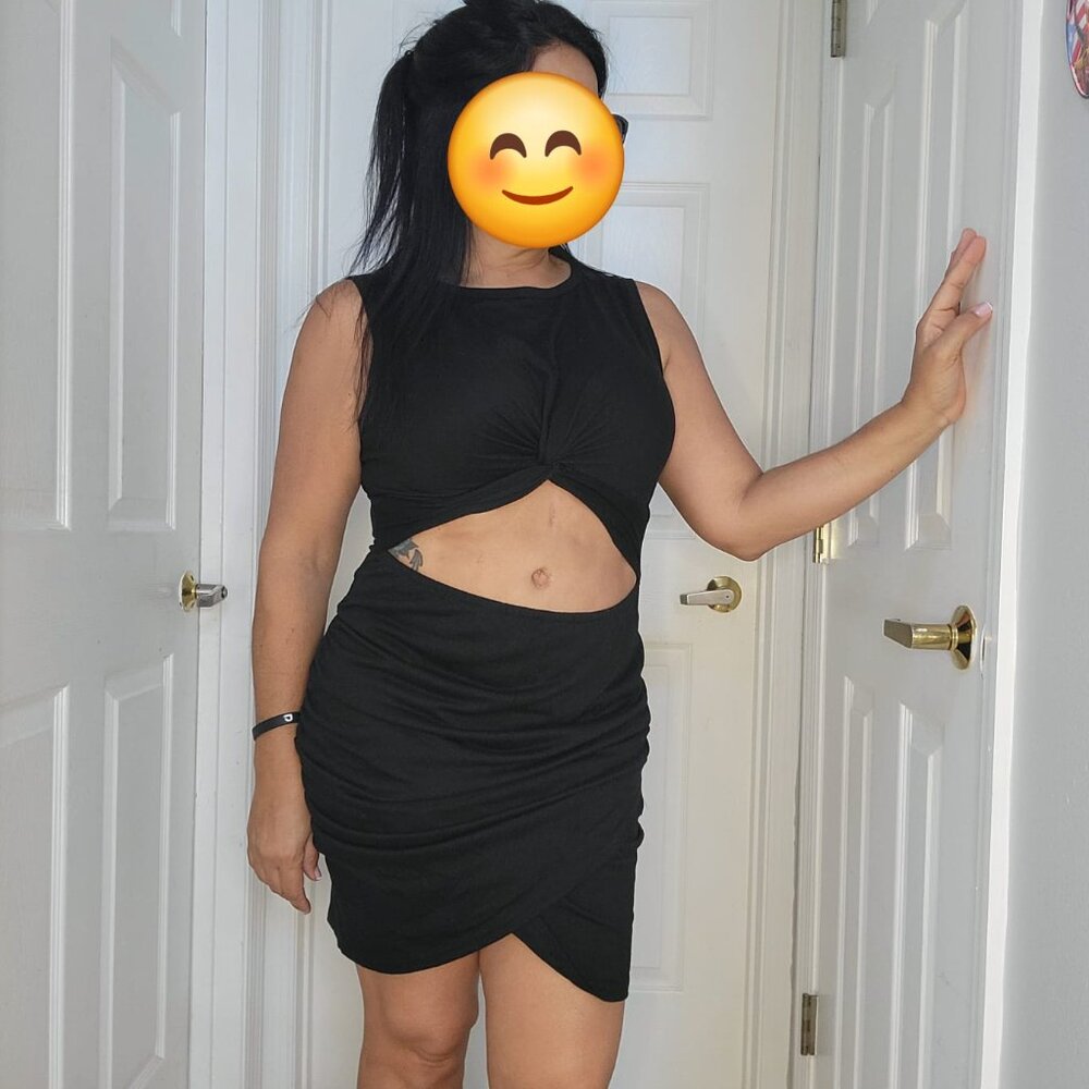 Summer black dress